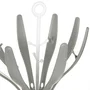 BEABA Escurridor Plegable para Biberones con Goteo Flor Gris