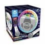 iDance Altavoz karaoke circular con luces disco y 2 micrófonos inalámbricos