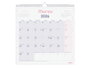Finocam Calendario De Pared Mv Chic Morado 30x30 cm Anual Para Escribir 2026