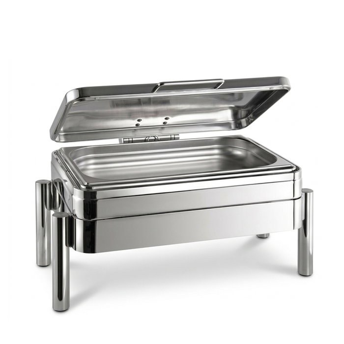 APS Chafing Dish GN 1/1 - Fuente de Acero Inoxidable para Buffet con 9 Litros de Capacidad - 66x48x33 cm APS Chafing Dish GN 1/1 - Fuente de Acero Inoxidable para Buffet con 9 Litros de Capacidad - 66x48x33 cm