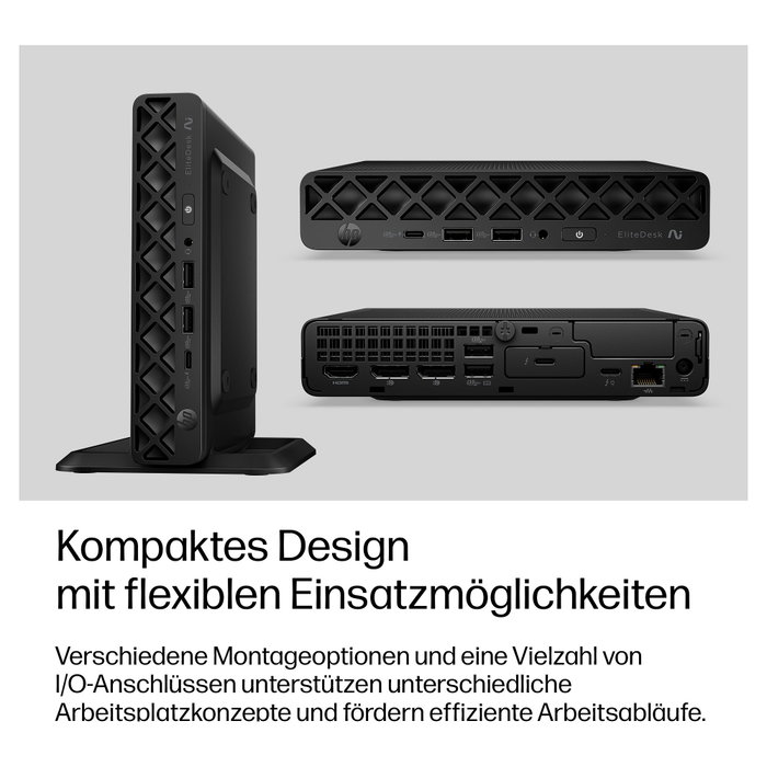 HP EliteDesk 8 Mini G2i CU5 con 16GB RAM, 512GB SSD y Windows 11 Pro