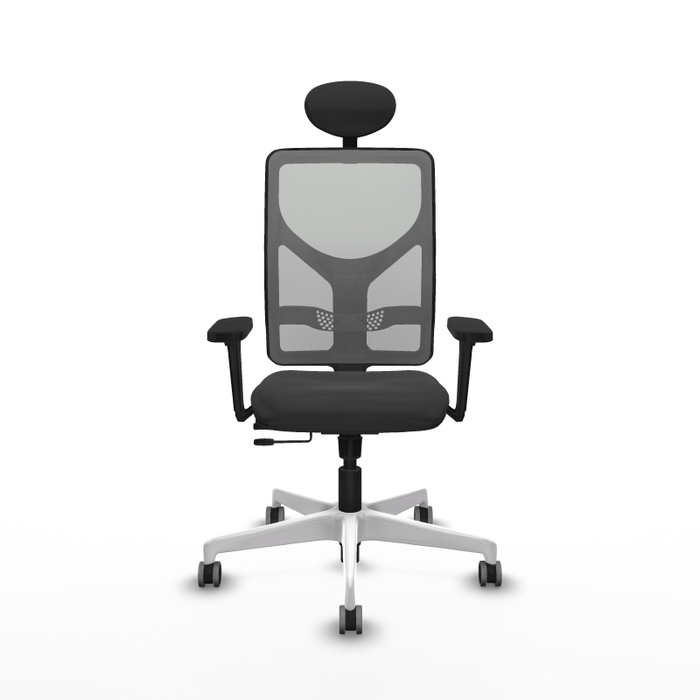 PIQUERAS Y CRESPO Silla de oficina Motilla con mecanismo Sincro/Traslack Gris