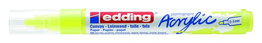 EDDING Marcador Acrylic 5100 Cónico Amarillo Neón (Set de 10)