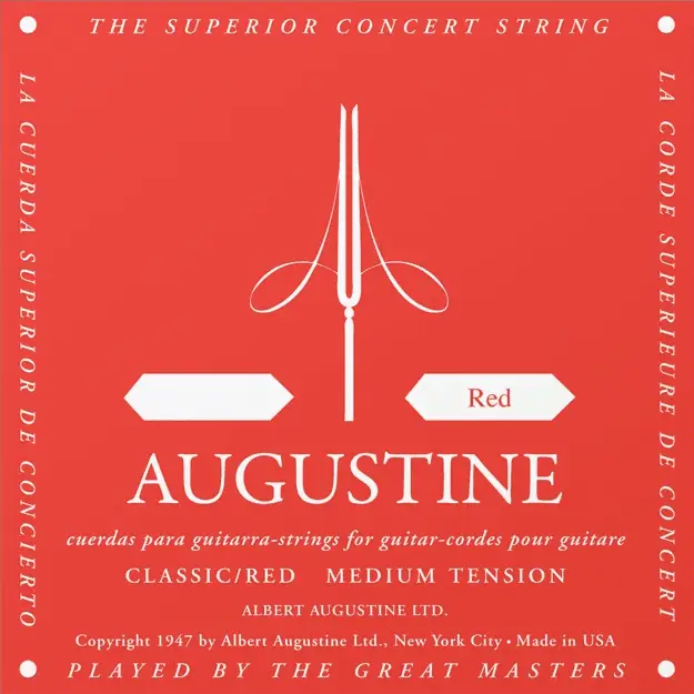 Augustine Cuerda Clásica Mi Grave Nylon Tensión Normal Set 12 (Set de 12) Augustine Cuerda Clásica Mi Grave Nylon Tensión Normal Set 12 (Set de 12)