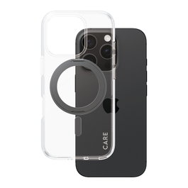 Care CARE by PanzerGlass Feature Case Transparente / Negro MagSafe para iPhone 16 Pro