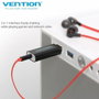 Vention VAB-S15-B Tarjeta de sonido USB macho a Jack 3,5 mm hembra en negro