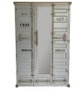 DKD Home Decor Armario Vintage Gris Metal 112 x 46 x 174 cm