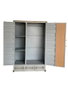 DKD Home Decor Armario Vintage Gris Metal 112 x 46 x 174 cm