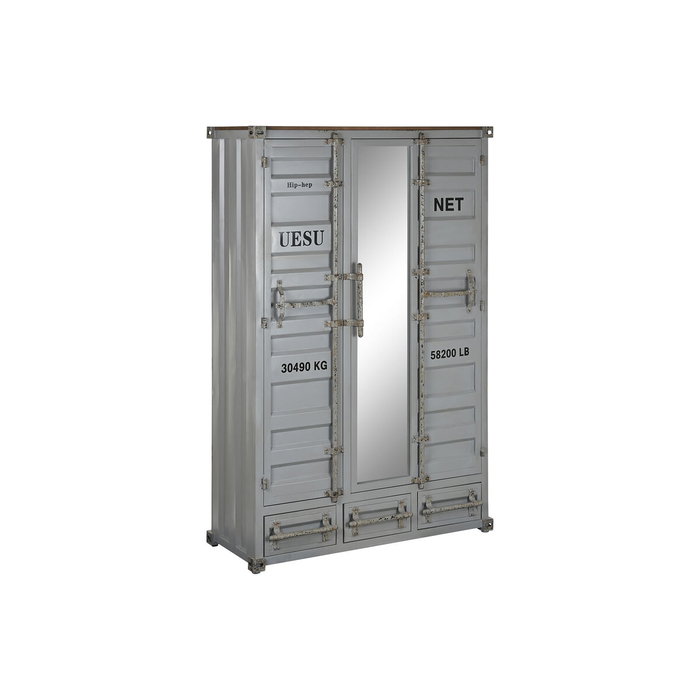 DKD Home Decor Armario Metálico Container Gris DKD Home Decor Armario Metálico Container Gris