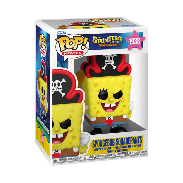 Funko Pop! Bob Esponja Pirata - The SpongeBob Movie Funko Pop! Bob Esponja Pirata - The SpongeBob Movie