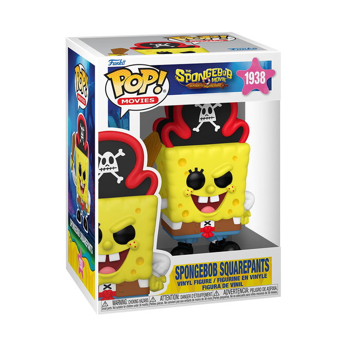 Funko Pop! Bob Esponja Pirata - The SpongeBob Movie Funko Pop! Bob Esponja Pirata - The SpongeBob Movie