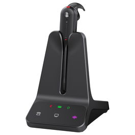 Yealink WH63 E2 UC Auriculares Inalámbricos UC para Llamadas y Música, Negro, 16g