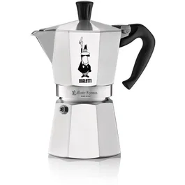 Bialetti Cafetera Moka Express 6 Tazas 0,30 L Plata