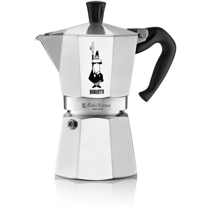 Bialetti Cafetera Moka Express 6 Tazas 0,30 L Plata Bialetti Cafetera Moka Express 6 Tazas 0,30 L Plata