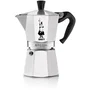 Bialetti Cafetera Moka Express 6 Tazas 0,30 L Plata