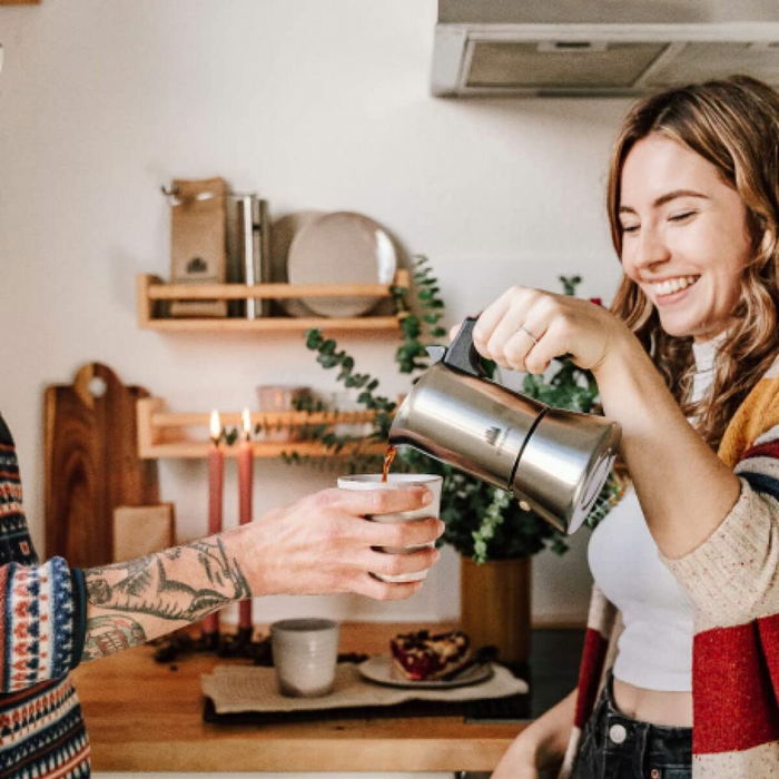 Cafetera Italiana Bialetti 0001163 Plateado Aluminio 6 Tazas