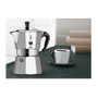 Bialetti Moka Express 6 tazas, Plata/Negro