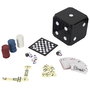 Mister Gadget Cubo De Juegos 6 En 1 Vintage Backgammon Damas Ajedrez Cartas Domino Casino Dados 15x15cm