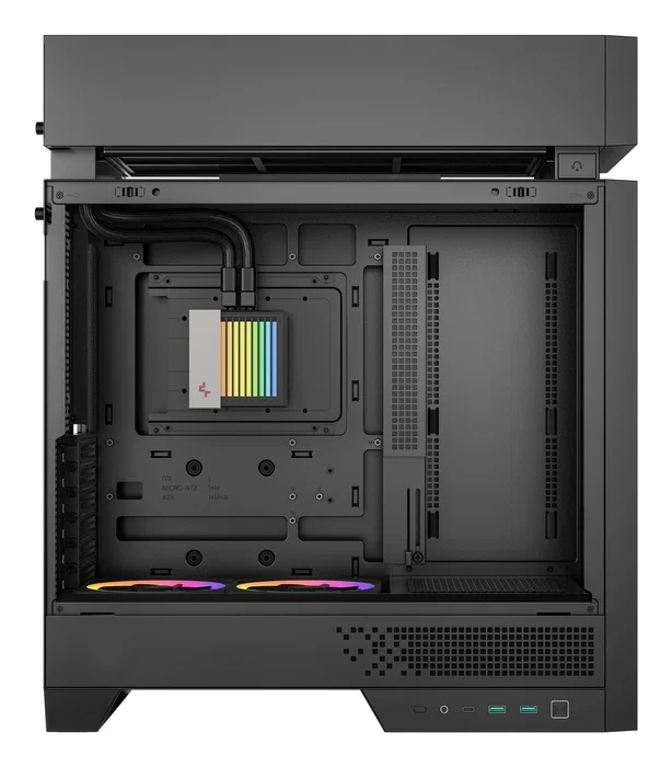 DeepCool CL6600 Caja Gaming Semitorre con Cristal Templado y AIO 360mm Negro