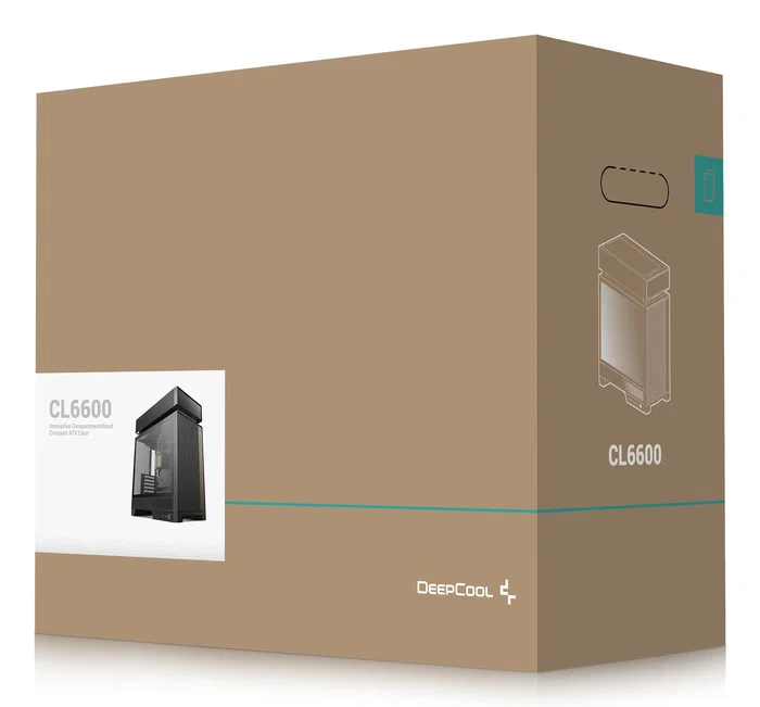 DeepCool CL6600 Caja Gaming Semitorre con Cristal Templado y AIO 360mm Negro