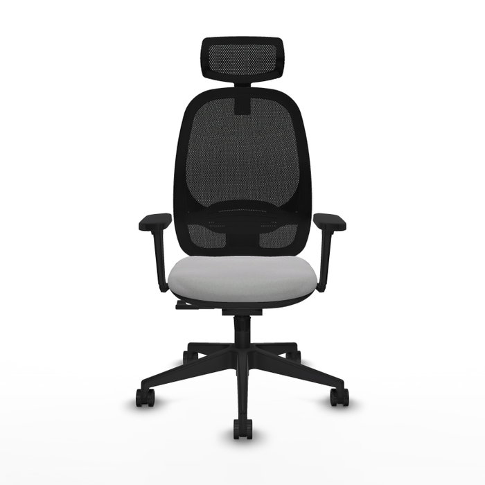 PIQUERAS Y CRESPO Silla de oficina Cilanco con mecanismo Sincro, Gris claro y Negro PIQUERAS Y CRESPO Silla de oficina Cilanco con mecanismo Sincro, Gris claro y Negro