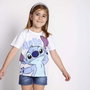 Cerdá Camiseta de Manga Corta Single Jersey Personaje Stitch Color Blanco para Niños de 5 Años