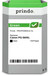 Prindo Green XL Cartucho de Tinta Negro compatible con Canon PG-560XL