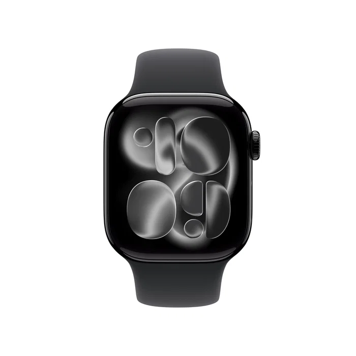 Apple watch series 11 (gps) 42 mm aluminio color negro azabache reloj inteligente con pulsera deportiva fluoroelastÓmero negro t
