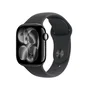Apple watch series 11 (gps) 42 mm aluminio color negro azabache reloj inteligente con pulsera deportiva fluoroelastÓmero negro t
