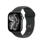 Apple Watch Series 11 GPS 42mm Jet Black Aluminio con Correa Deportiva Negra M/L