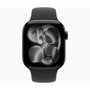 Apple Watch Series 11 GPS 42mm Jet Black Aluminio con Correa Deportiva Negra M/L