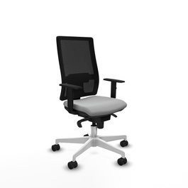 PIQUERAS Y CRESPO Silla de oficina Horna Gris claro con mecanismo Sincro