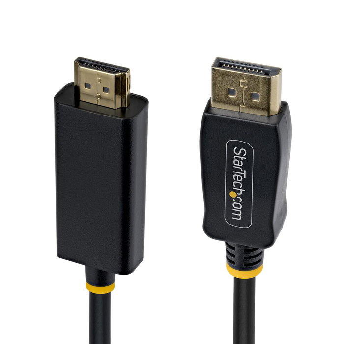 StarTech.com Cable Adaptador DisplayPort a HDMI de 2m 4K 60Hz HDR Negro