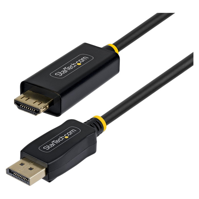 StarTech Cable Adaptador DisplayPort a HDMI 2m 4K60Hz HDR Negro