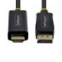 StarTech.com Cable Adaptador DisplayPort a HDMI de 2m 4K 60Hz HDR Negro