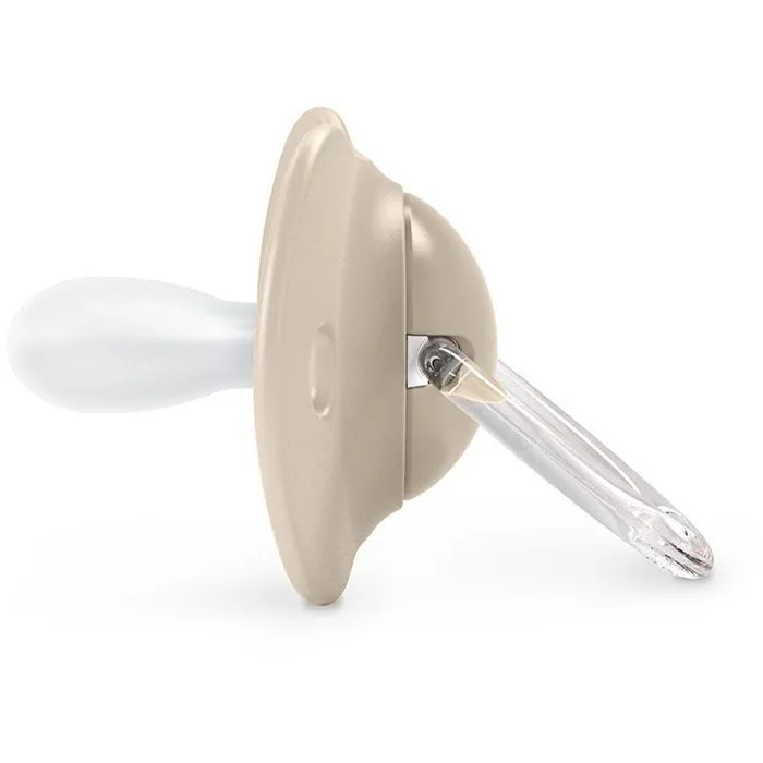 Suavinex SX Pro Birdies Juego de 2 Chupetes Simétricos para 0 a 6 Meses - Beige - AACMM30146