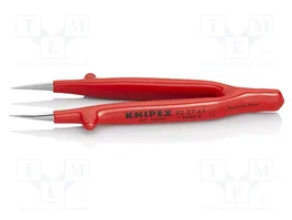 KNIPEX Pinza de punta de aguja rectos 125mm con aislamiento