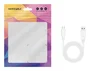 Nanocable Cable USB 2.0 USB-C a USB-A, 0,5 m, Blanco
