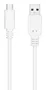 Nanocable Cable USB 2.0 USB-C a USB-A, 0,5 m, Blanco