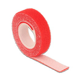 DeLOCK 18717 Cinta de velcro en rollo Rojo 1 m x 13 mm