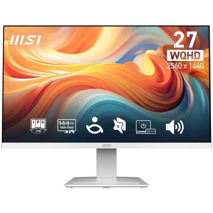 MSI Pro MP273QW E14 Monitor 27 Pulgadas WQHD IPS Blanco