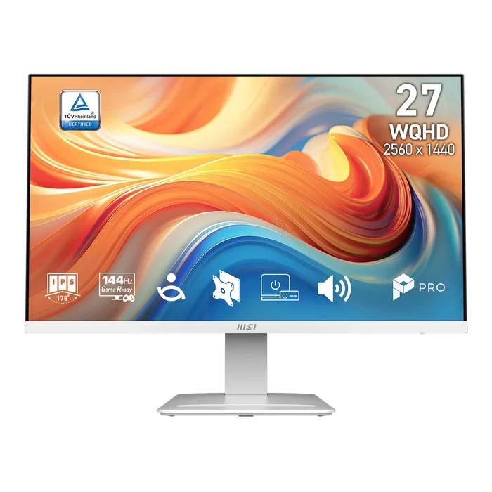 MSI Pro MP273QW E14 Monitor 27 Pulgadas WQHD IPS Blanco