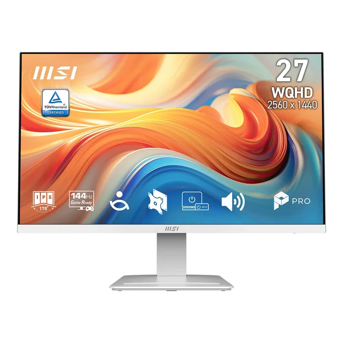MSI Pro MP273QW E14 Monitor 27 Pulgadas WQHD IPS Blanco