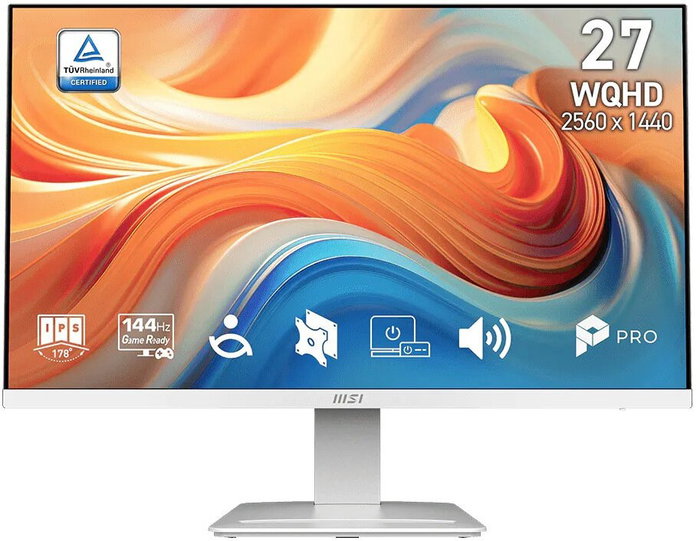 MSI Pro MP273QW E14 Monitor 27 Pulgadas WQHD IPS Blanco