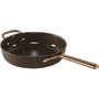 ZWILLING Milano Sartén para saltear con tapa de vidrio 28 cm, Marrón