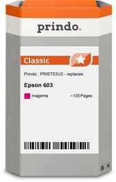 Prindo Classic Cartucho de tinta magenta compatible con Epson 603