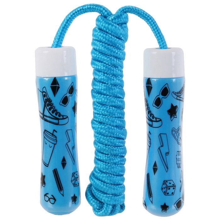 Jeux 2 momes Cuerda Saltar / Comba Rosa, Azul 2 Metros Para Niños Mayores de 3 Años Colección Seche Pleure