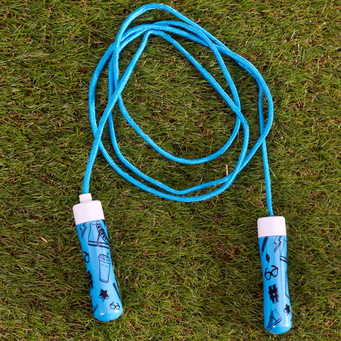 Jeux 2 momes Cuerda Saltar / Comba Rosa, Azul 2 Metros Para Niños Mayores de 3 Años Colección Seche Pleure