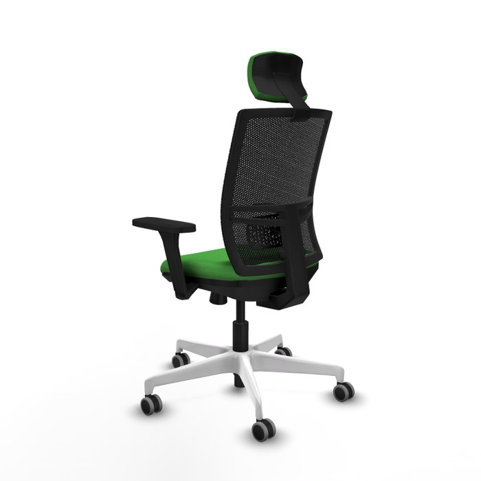 PIQUERAS Y CRESPO Silla de oficina Yunquera Verde y Negro con mecanismo Sincro/Traslack PIQUERAS Y CRESPO Silla de oficina Yunquera Verde y Negro con mecanismo Sincro/Traslack