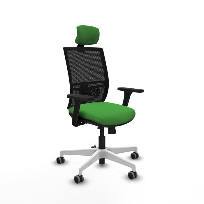 PIQUERAS Y CRESPO Silla de oficina Yunquera Verde y Negro con mecanismo Sincro/Traslack PIQUERAS Y CRESPO Silla de oficina Yunquera Verde y Negro con mecanismo Sincro/Traslack